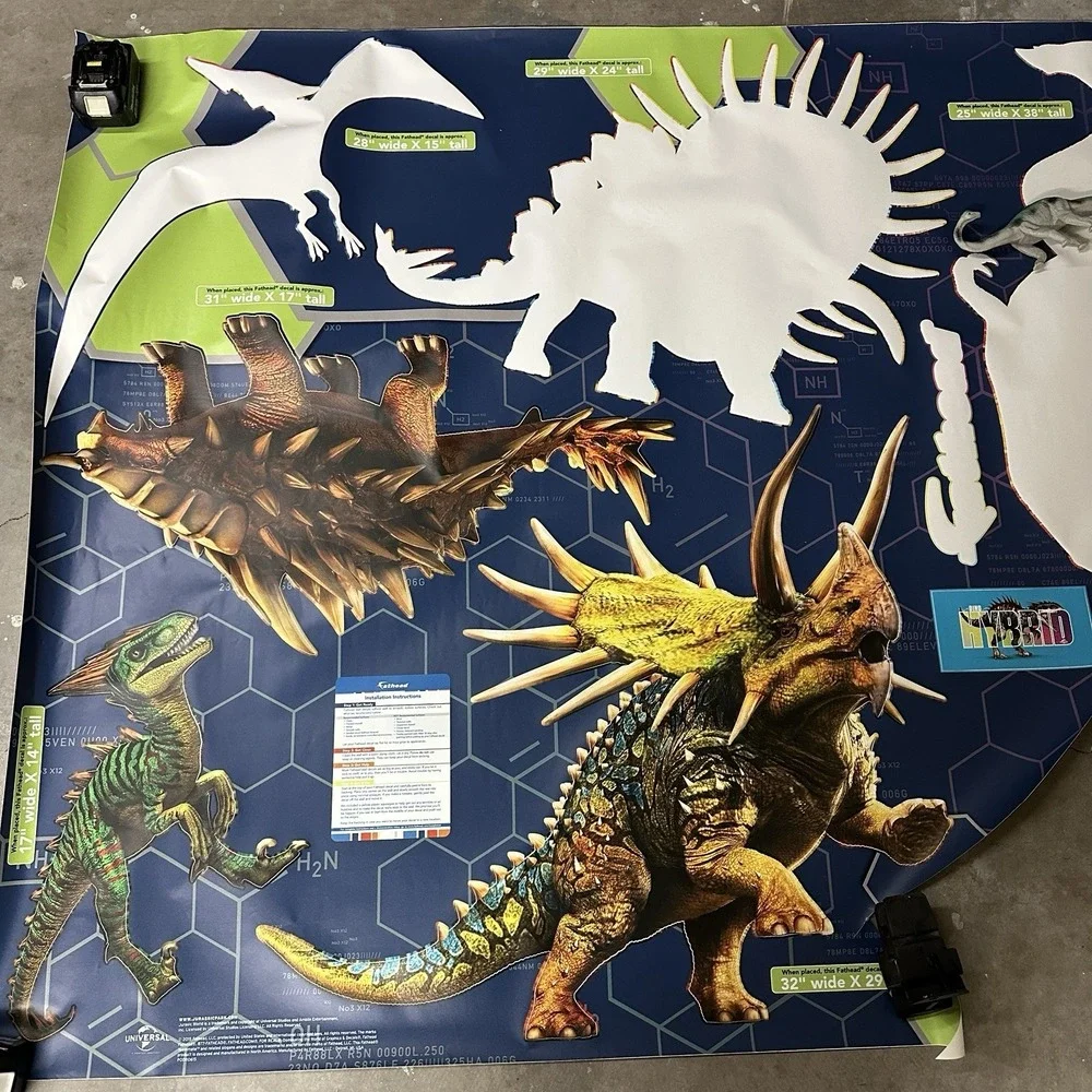Evolve Jurassic World Fathead Decals (leftovers)